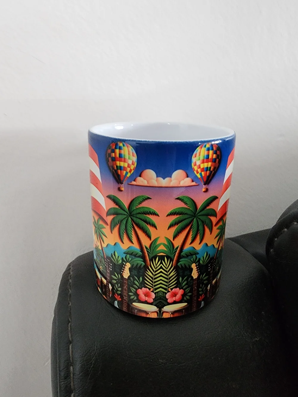 Ceramic Puerto Rico Flag Coffee Mug